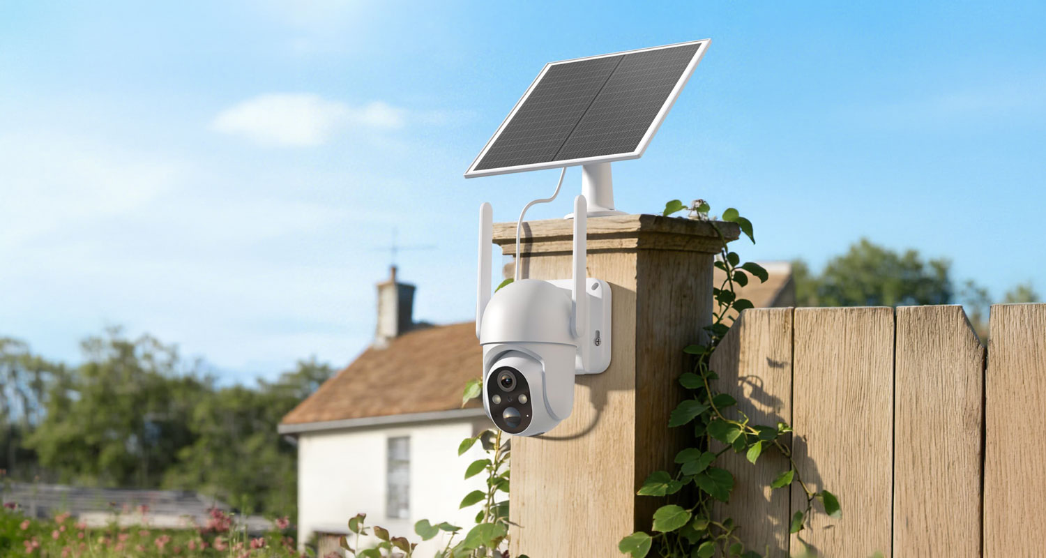 Security Cam with Solar Panel